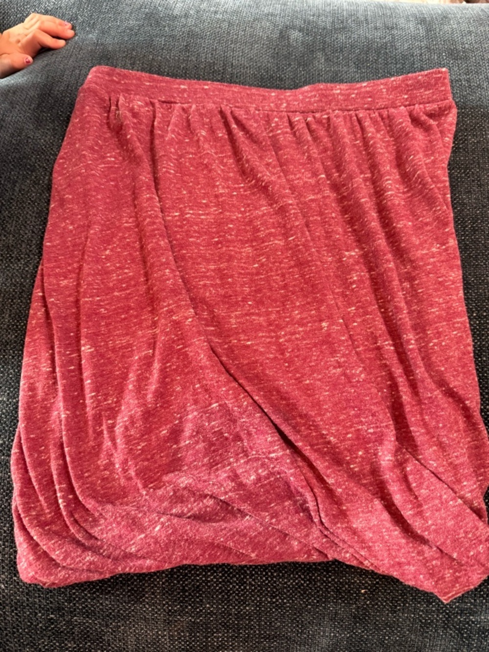 Free People Heathered Raspberry Crop Top